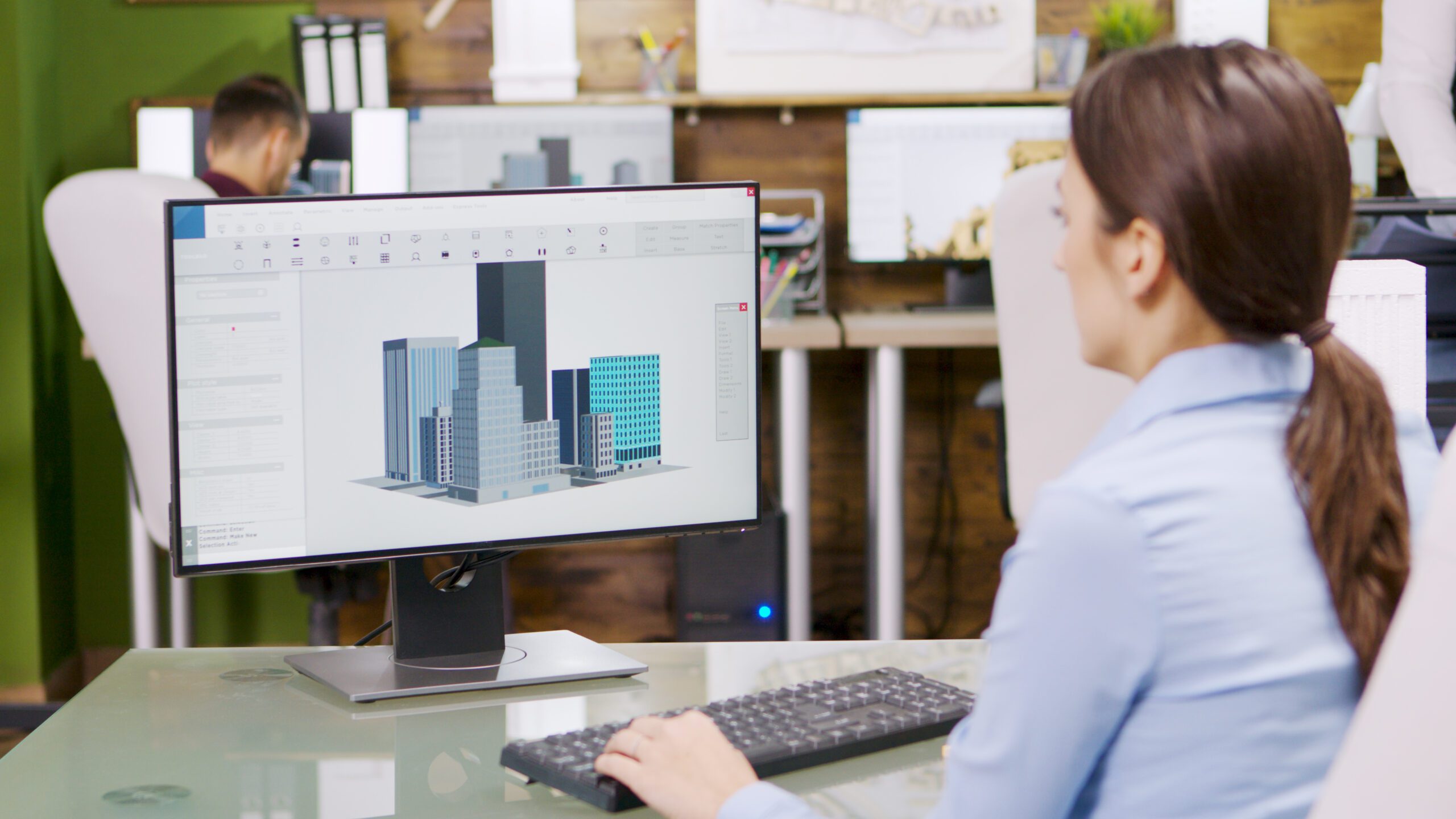 Architect using an information management system